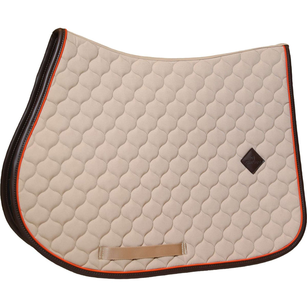 Kentucky Horsewear Schabracke Onion Quilt Leather Neon Springen Beige