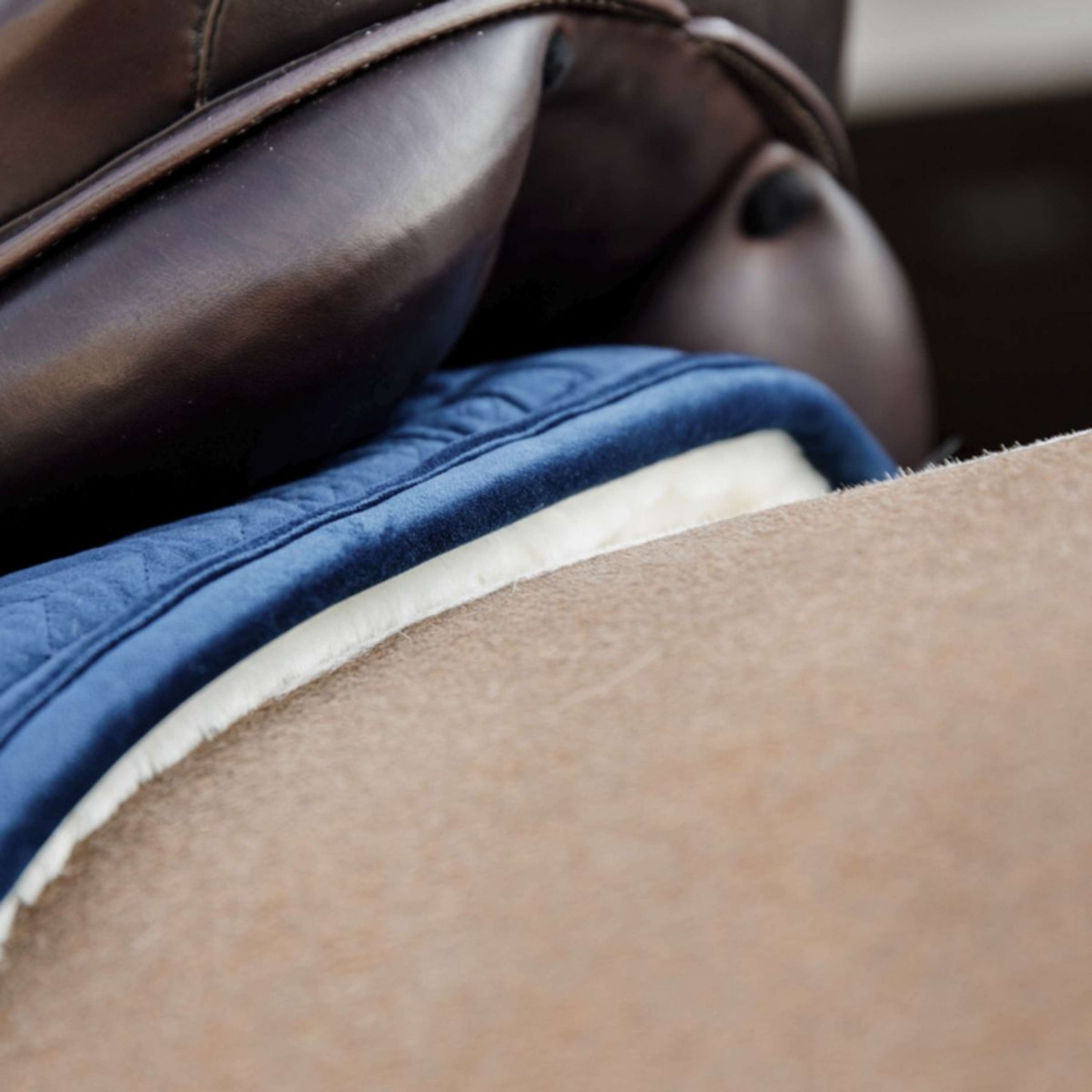 Kentucky Schabracke Skin Friendly Velvet Dressur Navy Kentucky Schabracke Skin Friendly Velvet Dressur Navy