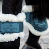 Kentucky Streichkappen Young Horse Vegan Sheepskin Smaragdgrün