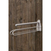 Kentucky Sattelhalter Metal Mit Schabracke Halter Steel Grau