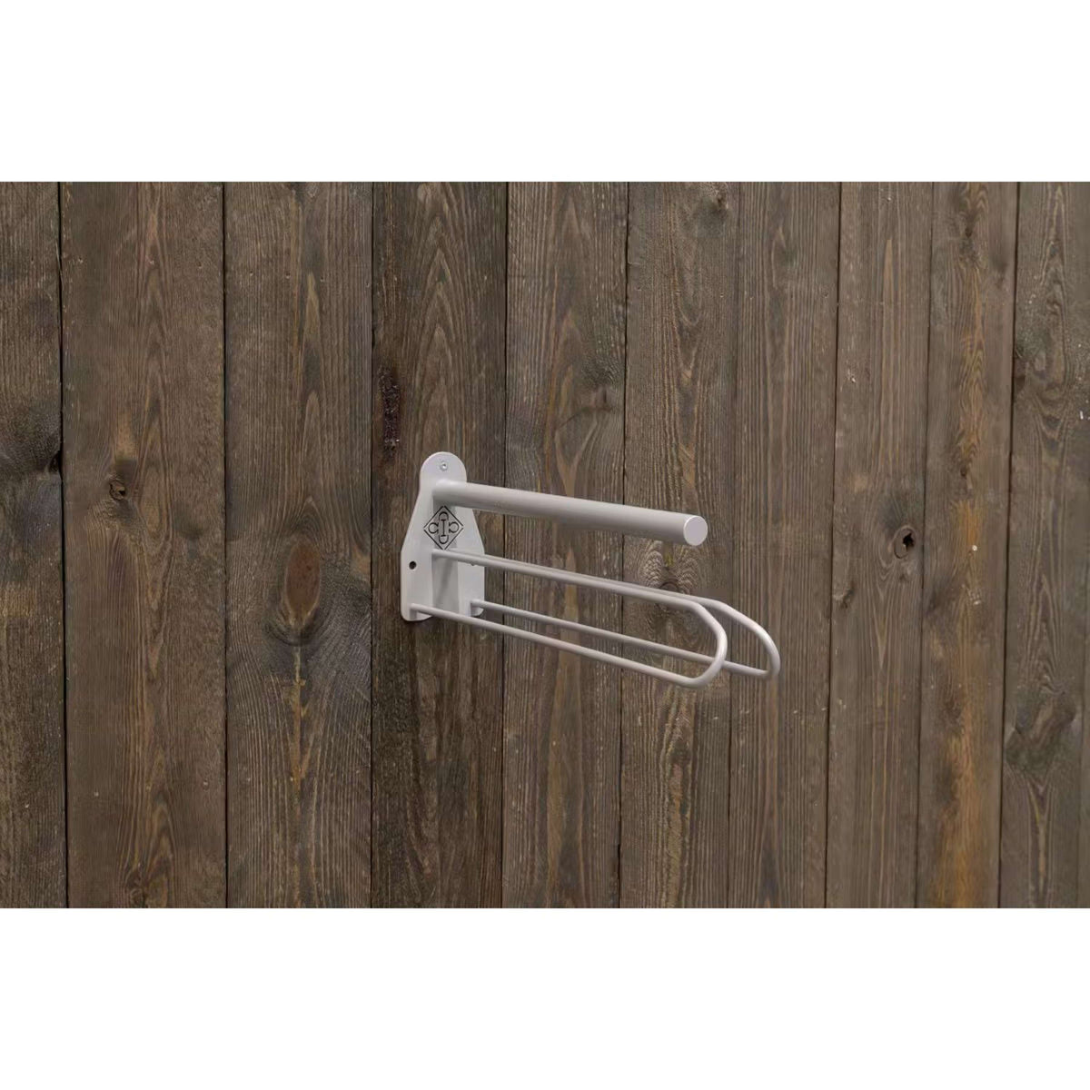 Kentucky Sattelhalter Metal Mit Schabracke Halter Steel Grau