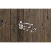 Kentucky Sattelhalter Metal Mit Schabracke Halter Steel Grau