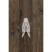 Kentucky Sattelhalter Metal Mit Schabracke Halter Steel Grau