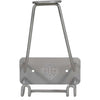 Kentucky Reitkappenhalter mit Haken Steel Silber