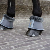 Kentucky Horsewear Hufglocken Sheepskin Leather Grau/Grau