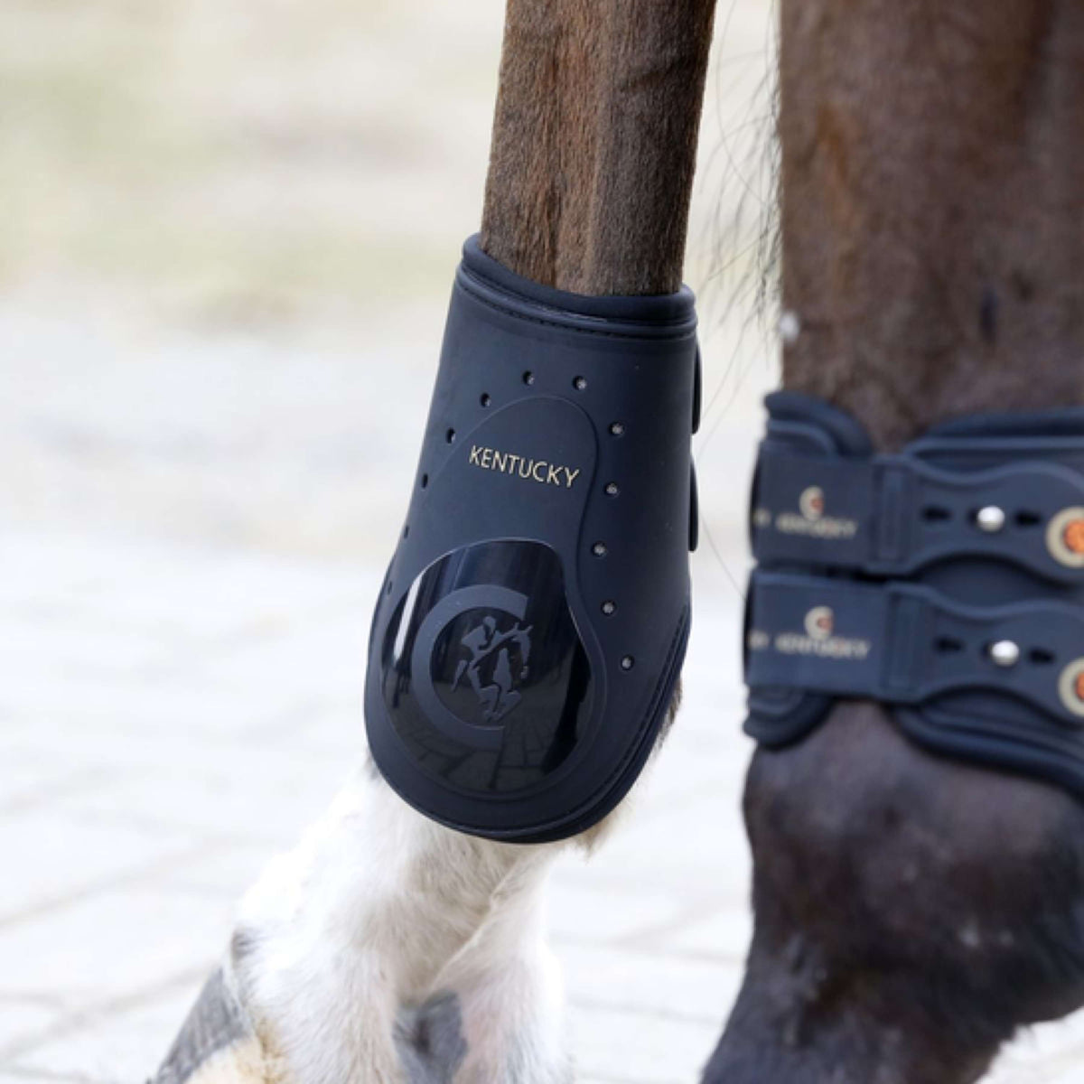 Kentucky Horsewear Streichkappen Elastic Schwarz