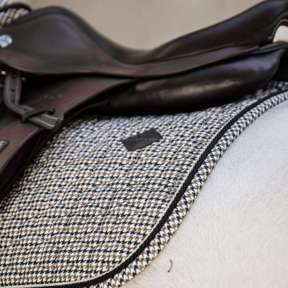 Kentucky Horsewear Schabracke Pied-de-Poule Springen Braun