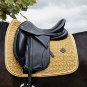 Kentucky Horsewear Schabracke Velvet Dressur Senffarben