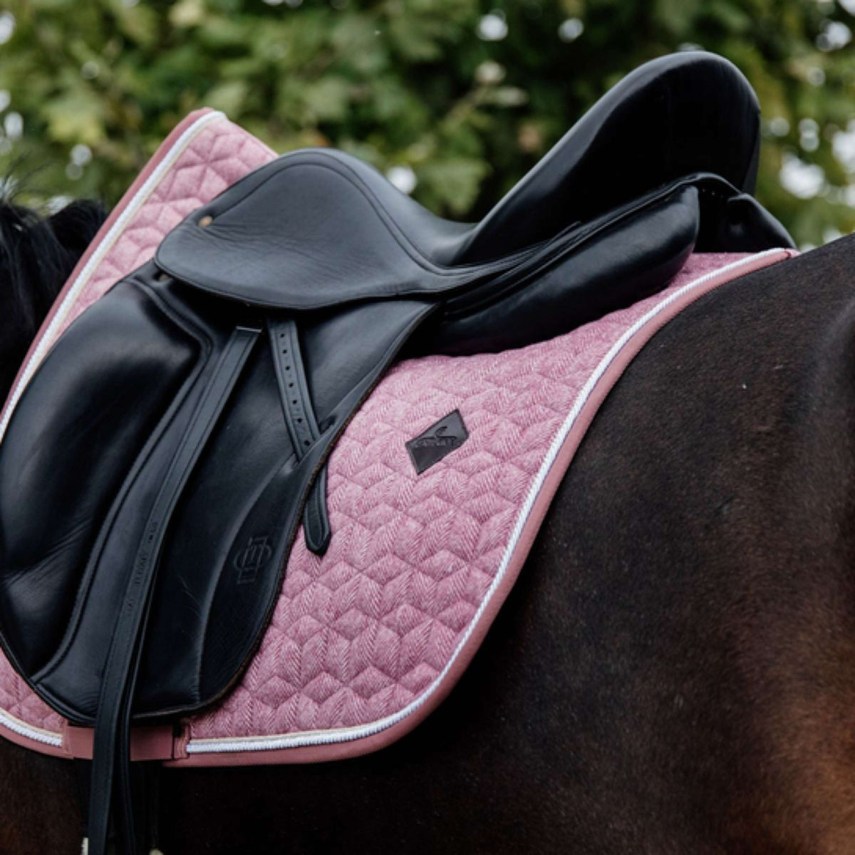 Kentucky Horsewear Schabracke Wolle Dressur Hellrosa