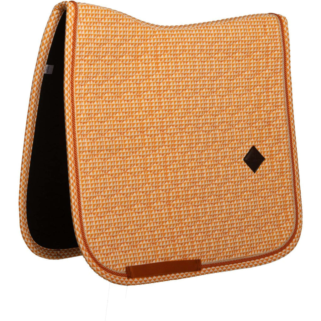 Kentucky Schabracke Velvet Flags Dressur Orange