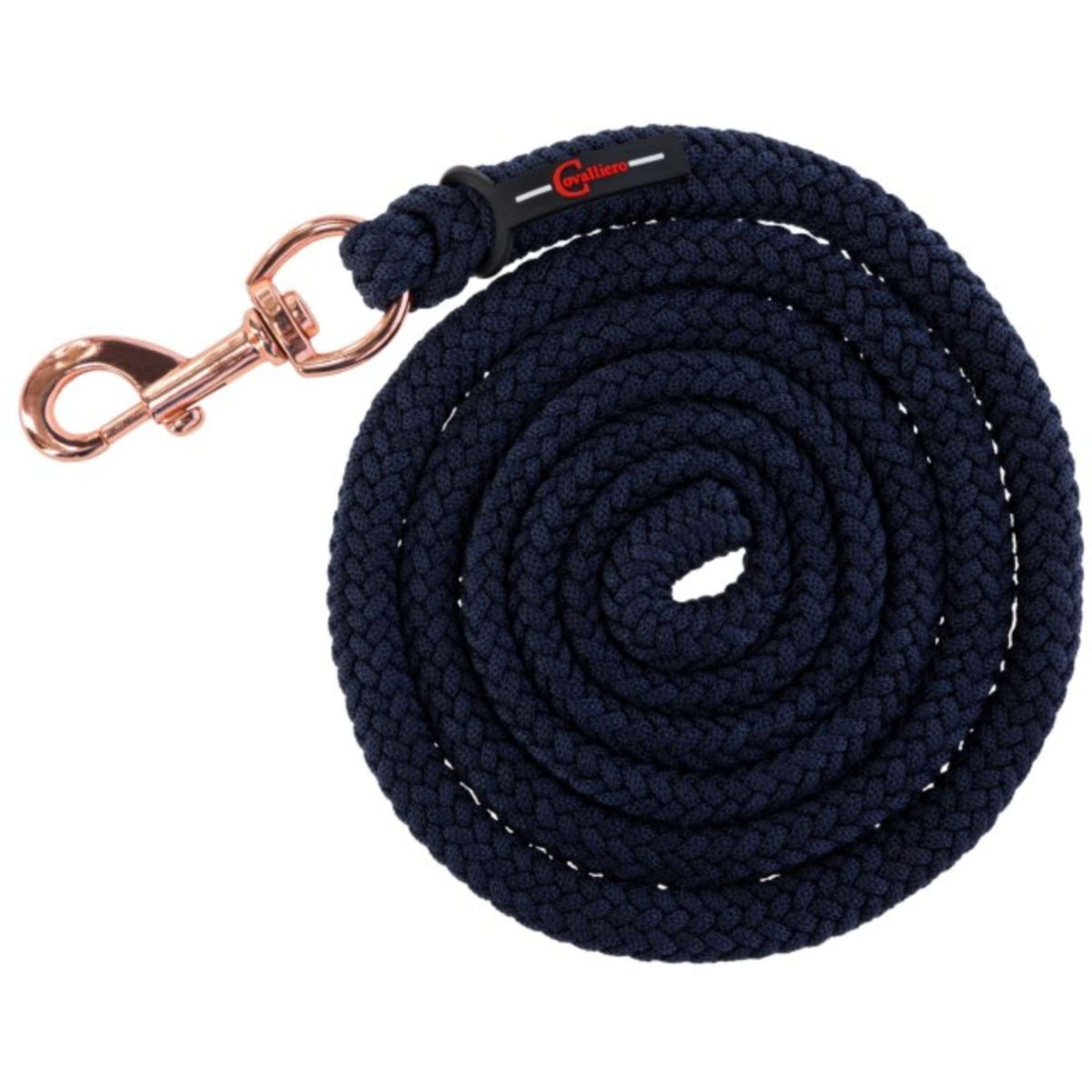Covalliero Führstrick Classy mit Karabinerhaken Navy Covalliero Führstrick Classy mit Karabinerhaken Navy