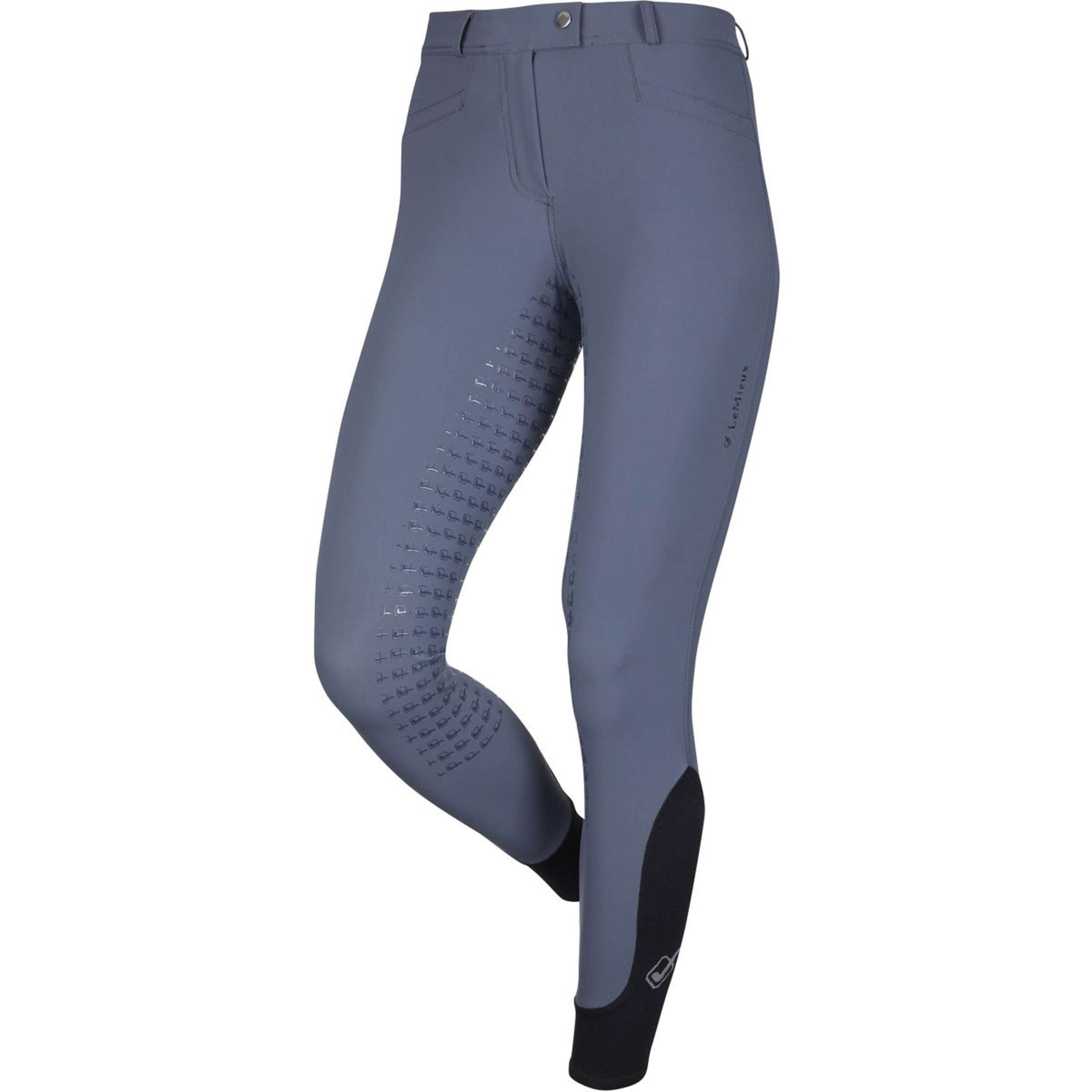 LeMieux Reithose Dynamique Full Seat Ice Grey