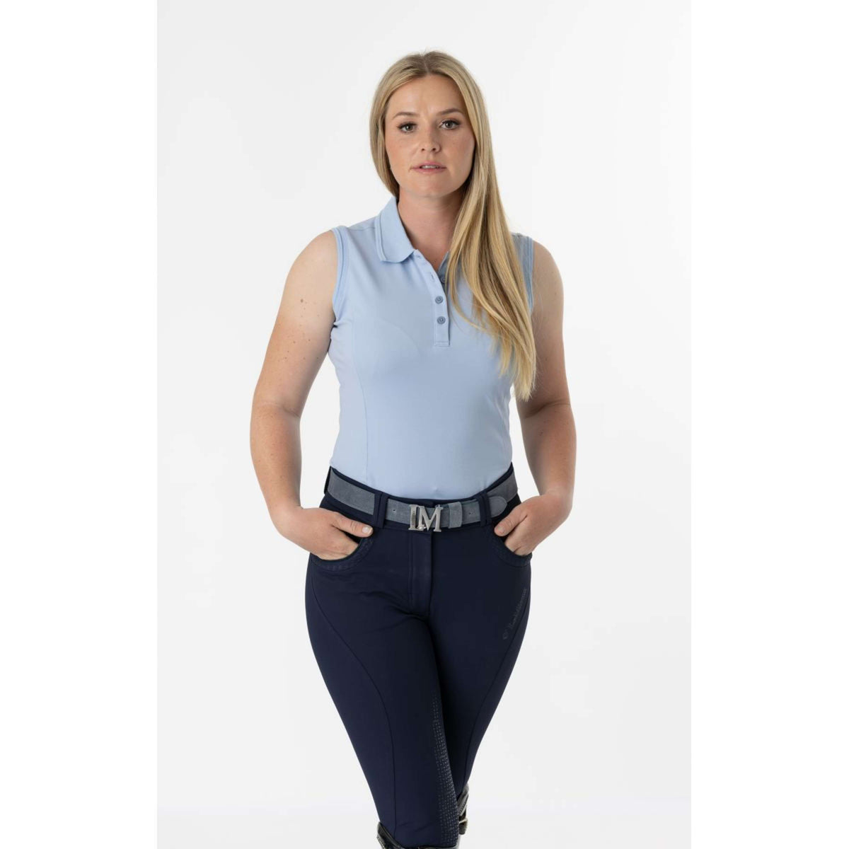 LeMieux Poloshirt Sleeveless Denim