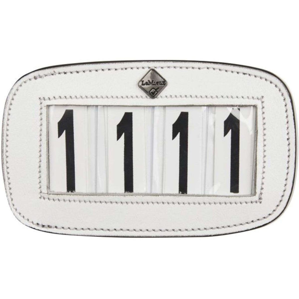 LeMieux Startnummer Saddle Pad 4 Zahlen Weiß