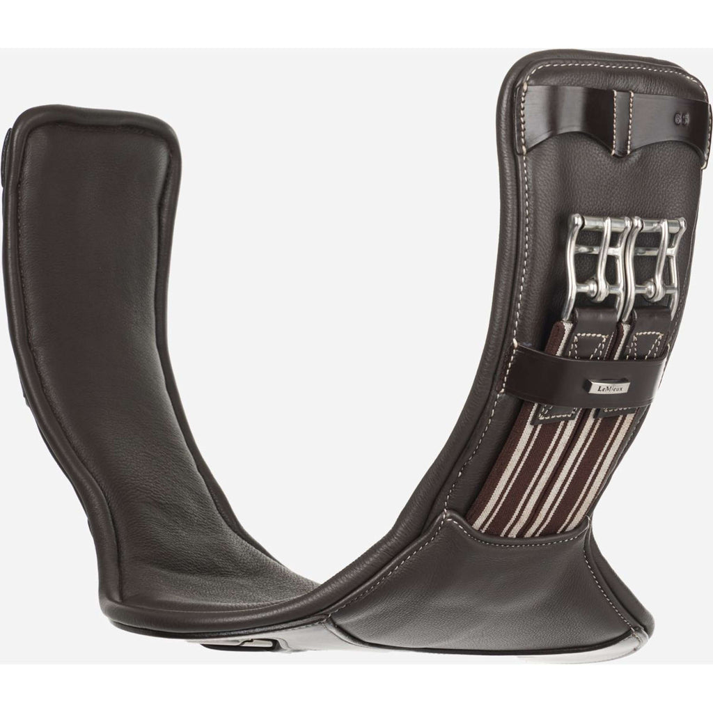 LeMieux Sattelgurt Arika Contoured Kurz Braun