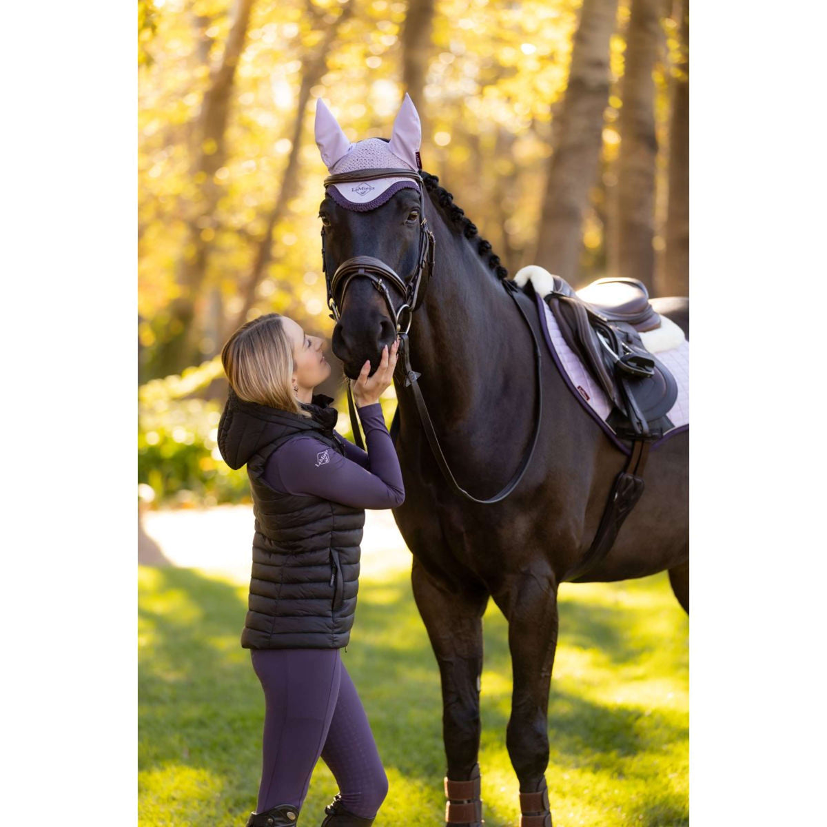 LeMieux Fliegenhaube Classic Lila