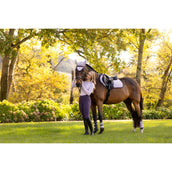 LeMieux Schabracke Suede Springen Lila