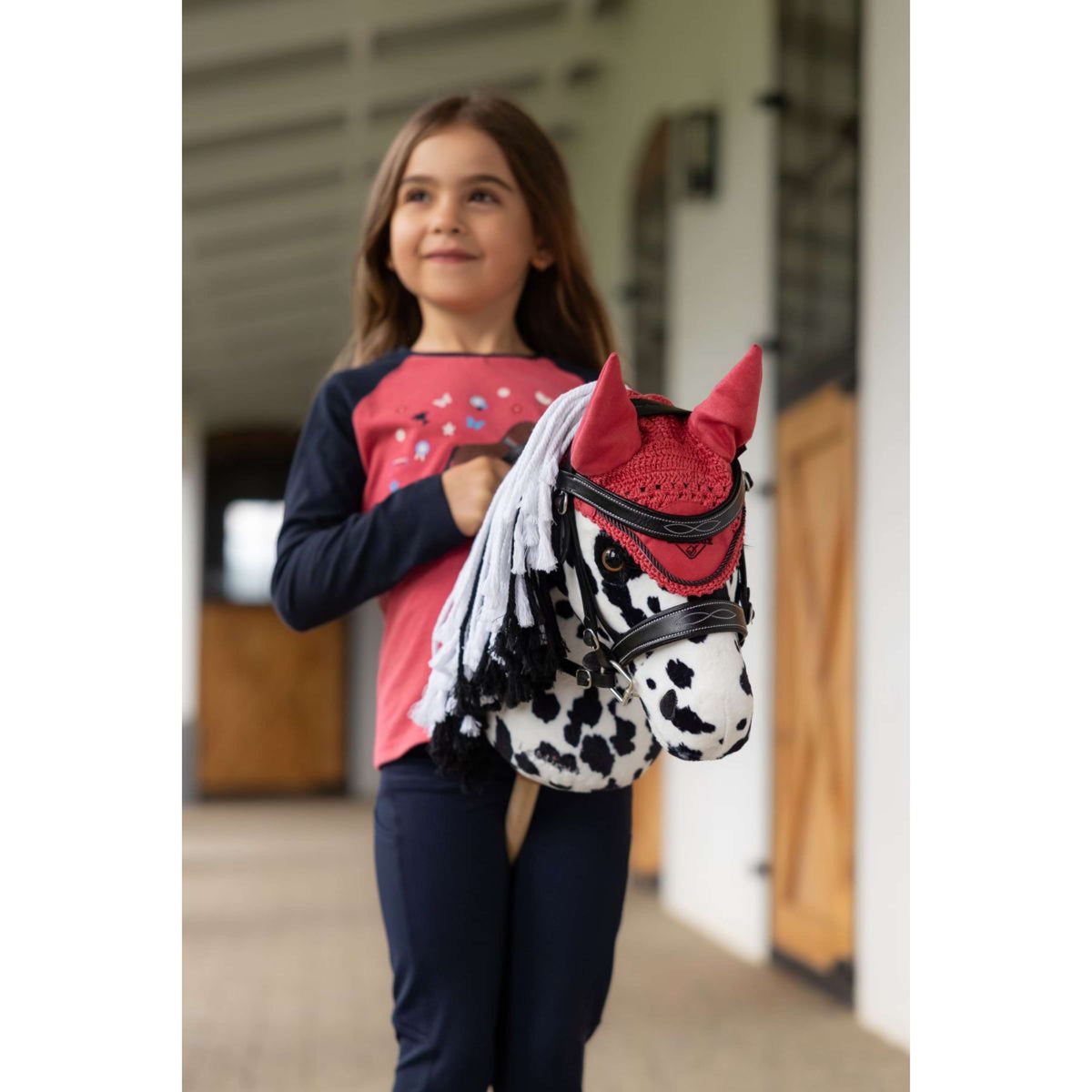 LeMieux Hobby Horse Oornetje Cranberry