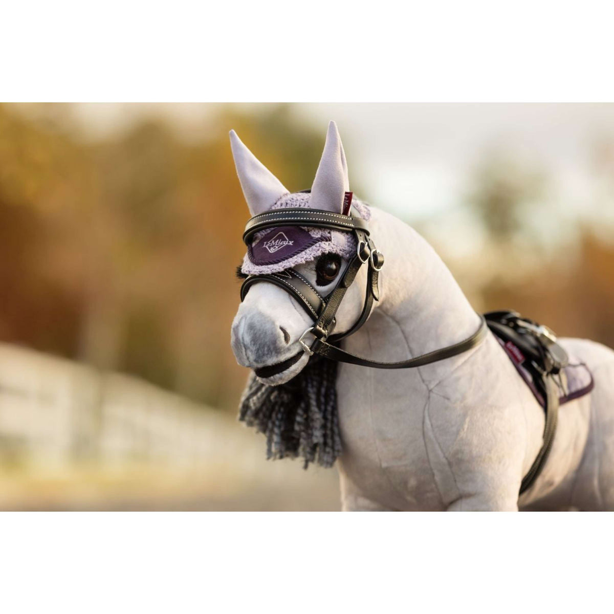LeMieux Toy Pony Fliegenhaube Lila