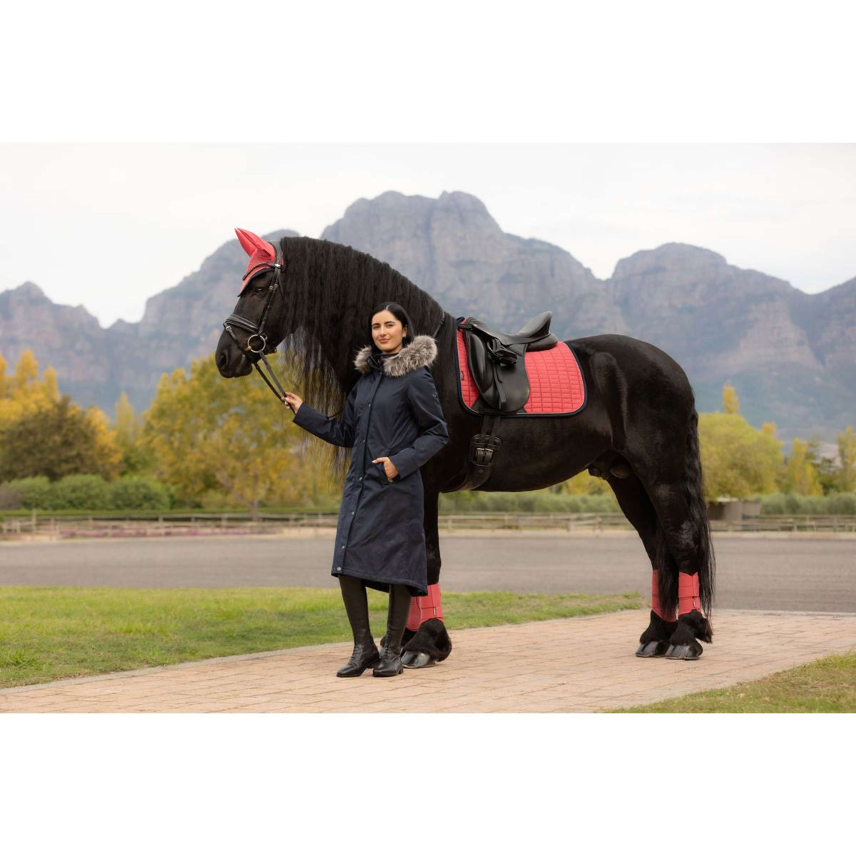 LeMieux Jacke Anya Waterproof Lang Navy