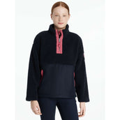 LeMieux Sweater Young Rider Tammy Teddy Fleece Navy