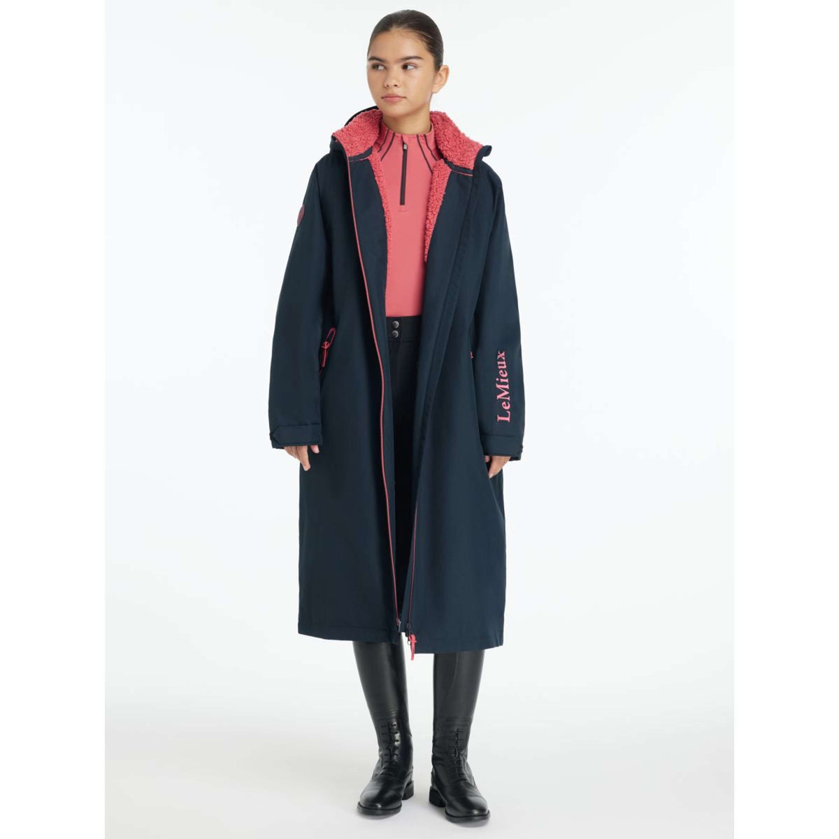 LeMieux Regenjacke Young Rider HydroShield Navy