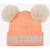 LeMieux Beanie Mini Double Pom Kinder Peach Punch