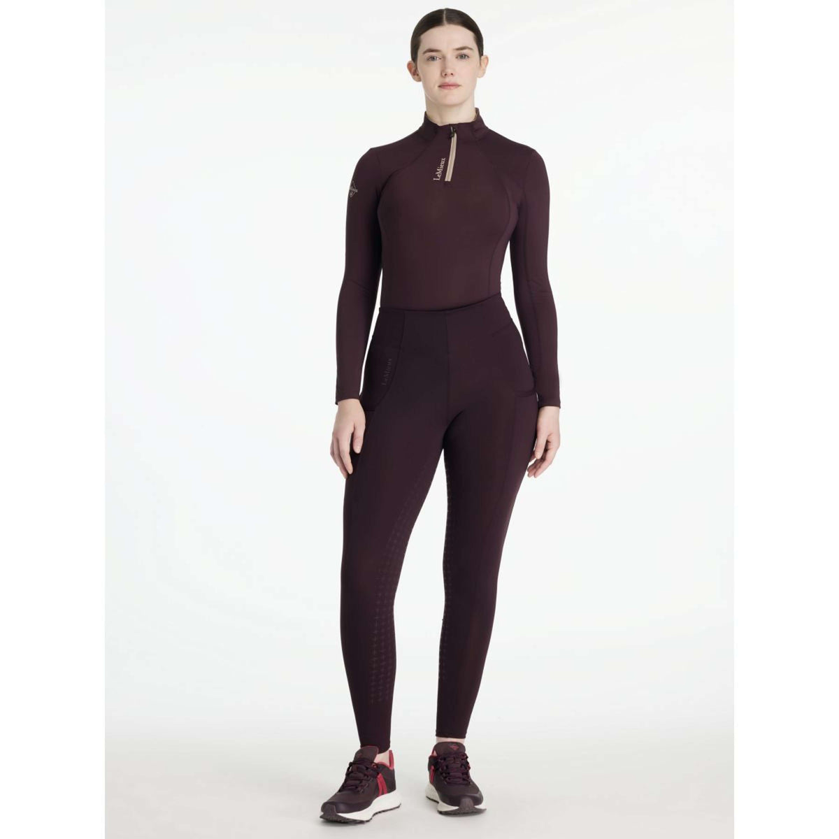 LeMieux Reitleggings Naomi Damaszenerpflaume