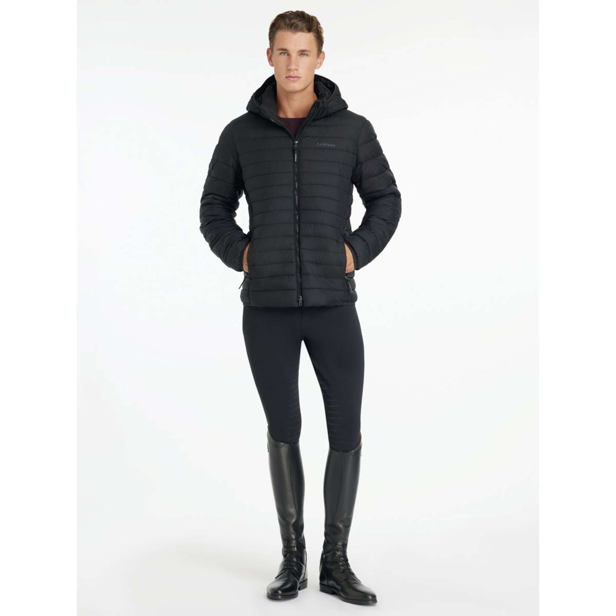 LeMieux Jacke Puffer Herren Schwarz