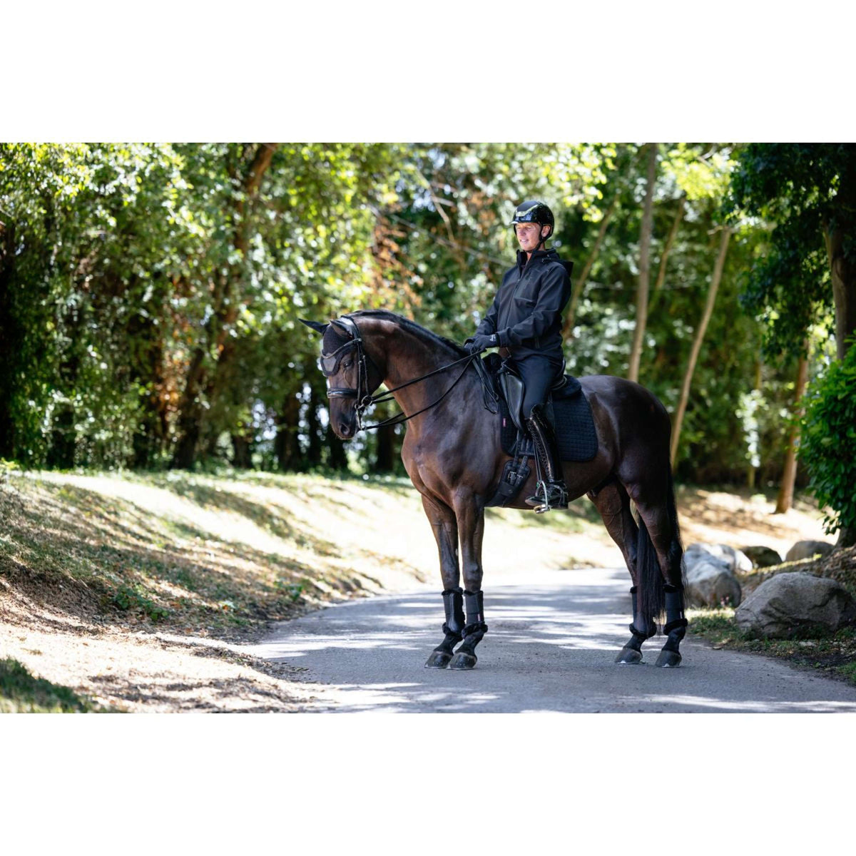 LeMieux Jacke Softshell Herren Schwarz