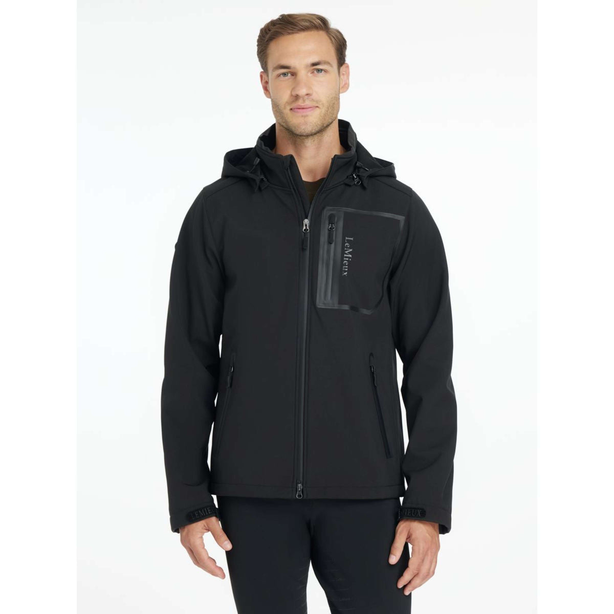 LeMieux Jacke Softshell Herren Schwarz