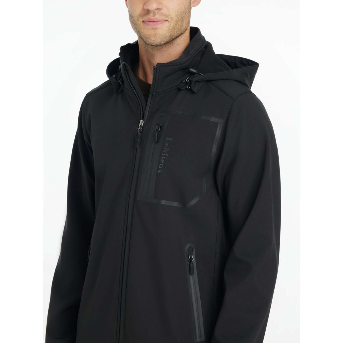 LeMieux Jacke Softshell Herren Schwarz