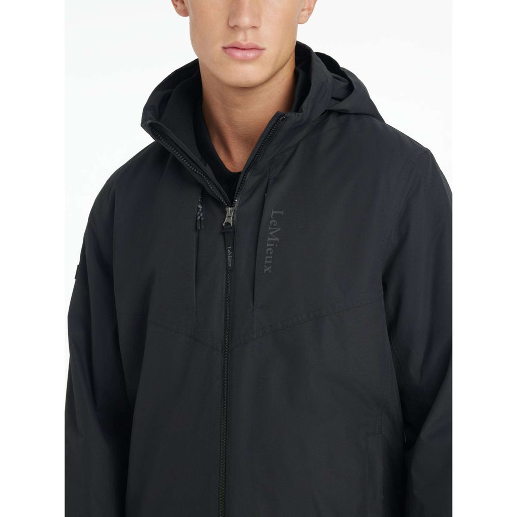 LeMieux Regenjacke Team Waterproof Herren Schwarz