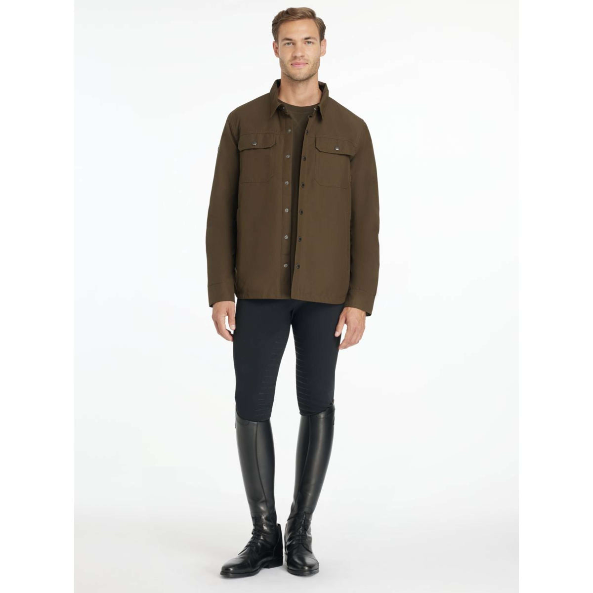 LeMieux Bluse Showerproof Shacket Herren Alpine