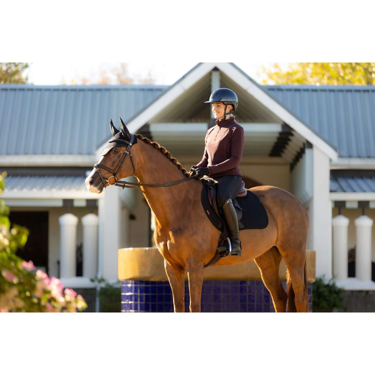 LeMieux Schabracke Essence Springen Schwarz