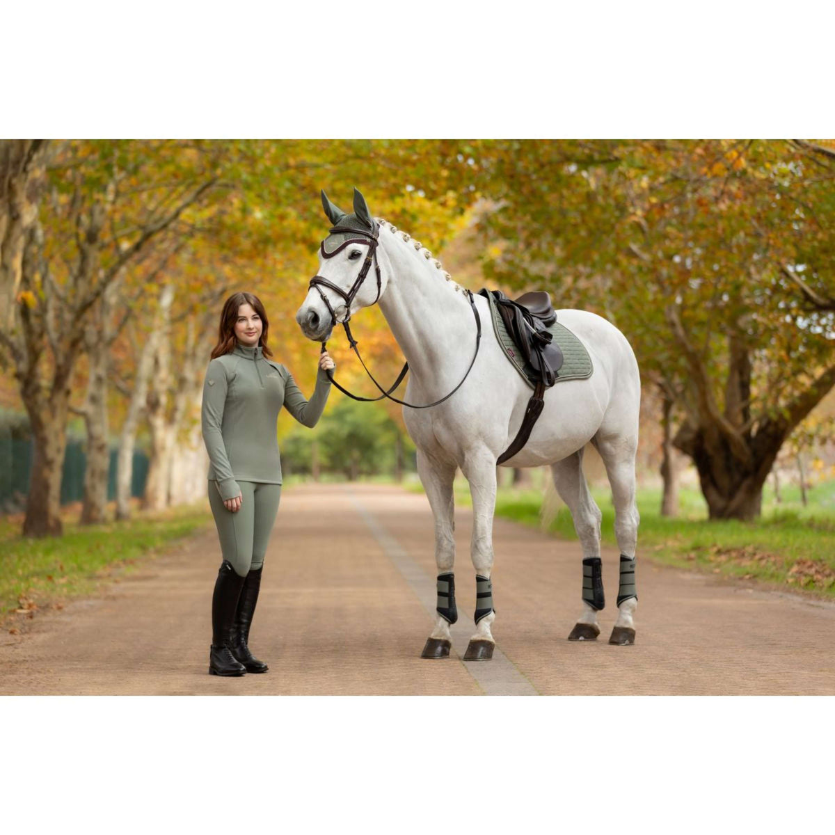 LeMieux Longsleeve Frances Fleece Rosemary