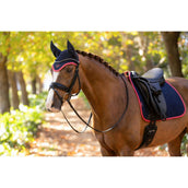 LeMieux Fliegenhaube Classic Navy/Cranberry