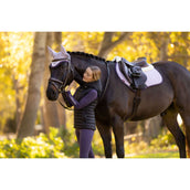 LeMieux Schabracke Merino Suede Springen Lila