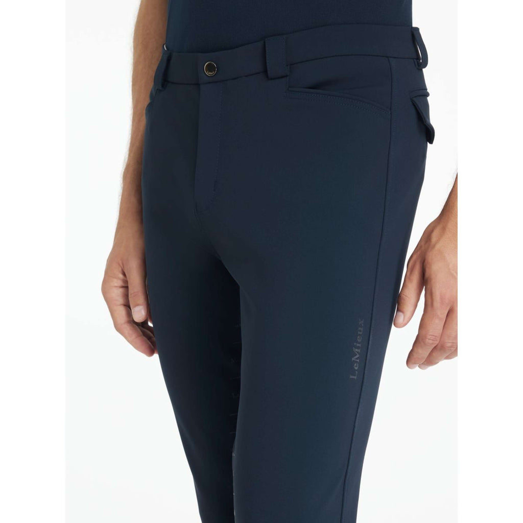 LeMieux Reithose Sports Full Grip Herren Navy
