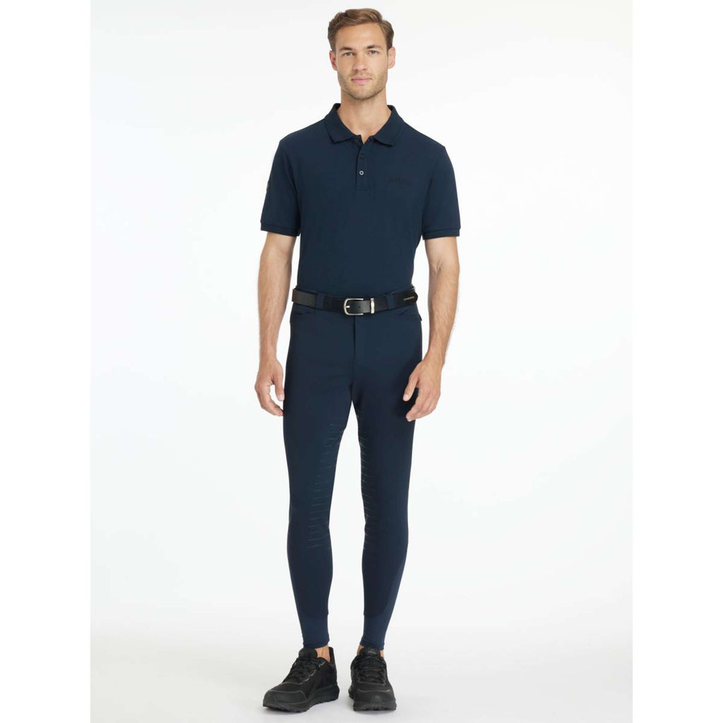 LeMieux Reithose Sports Full Grip Herren Navy