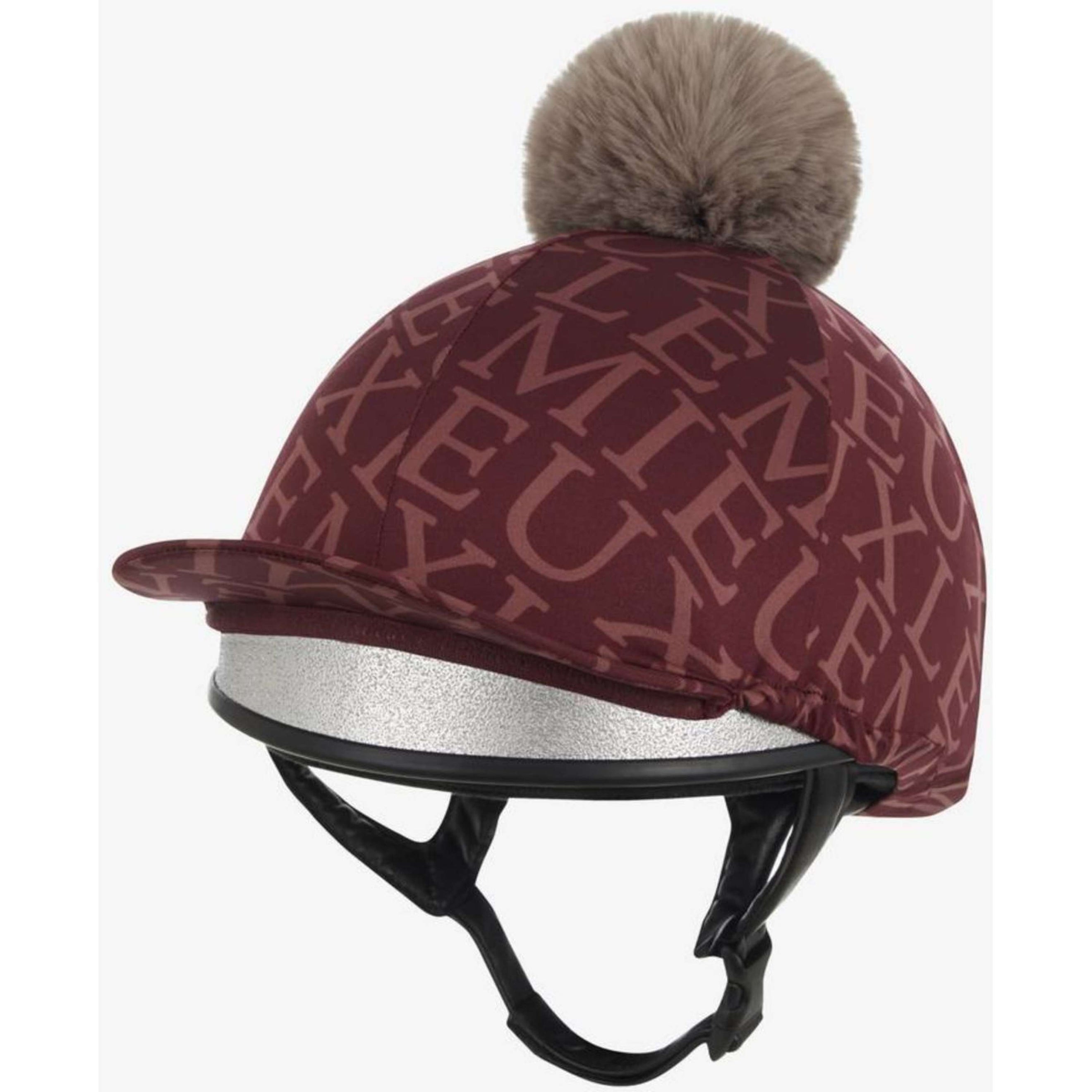 LeMieux Hat Silk Fleur Merlot