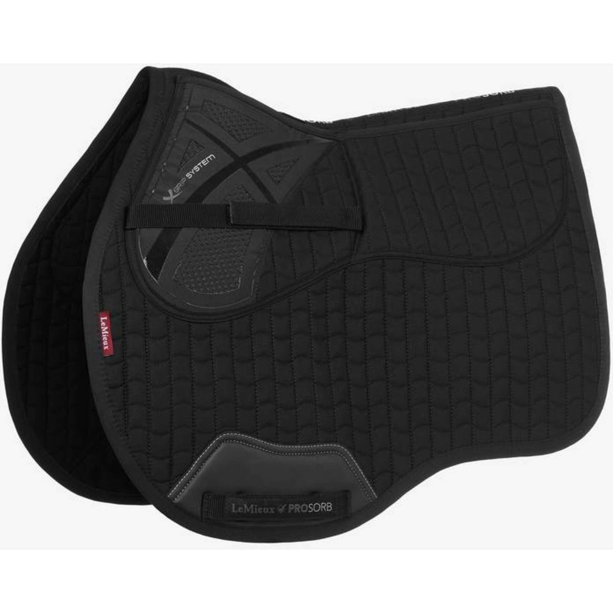 LeMieux Schabracke Prosorb Plain 2 Pocket Vielseitigkeit Schwarz