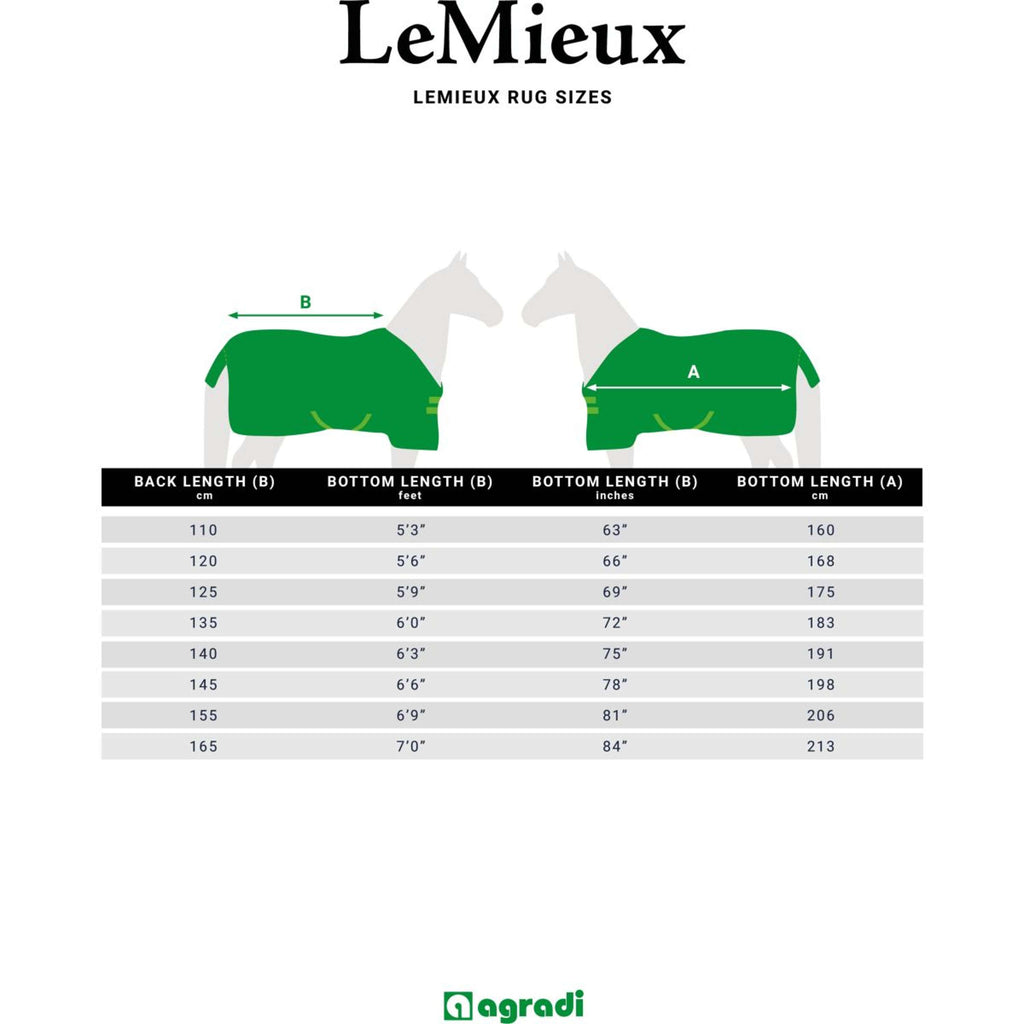 LeMieux Decke Kudos Turnout 350g Navy