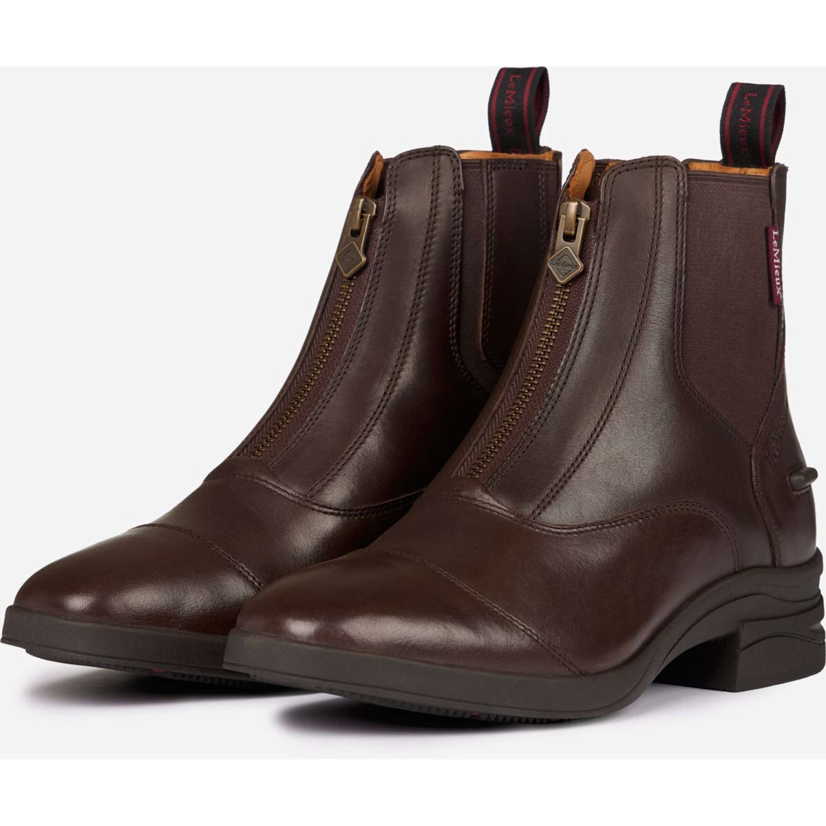 LeMieux Stiefeletten Zip Braun
