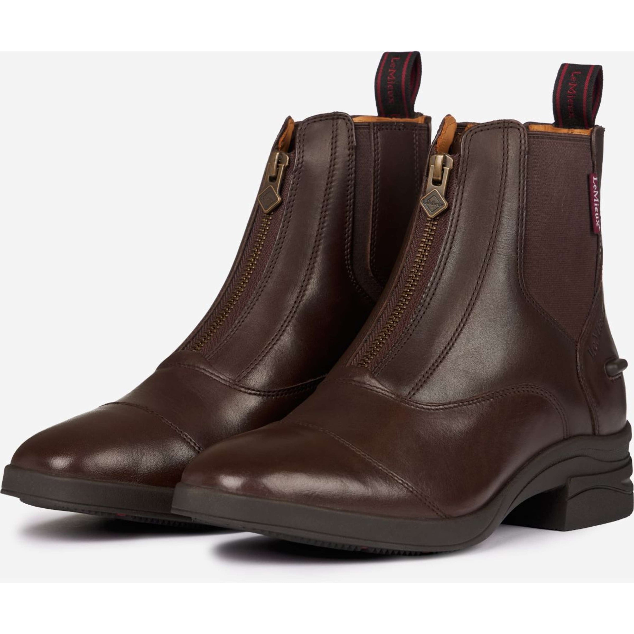 LeMieux Stiefeletten Zip Braun