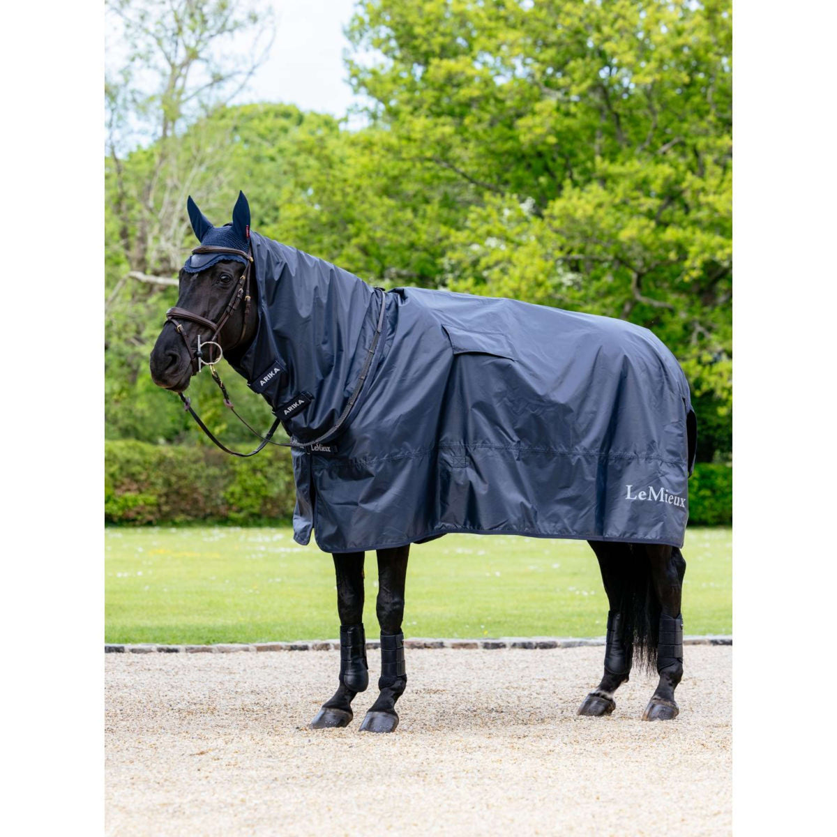 LeMieux Ausreitdecke Rain Navy
