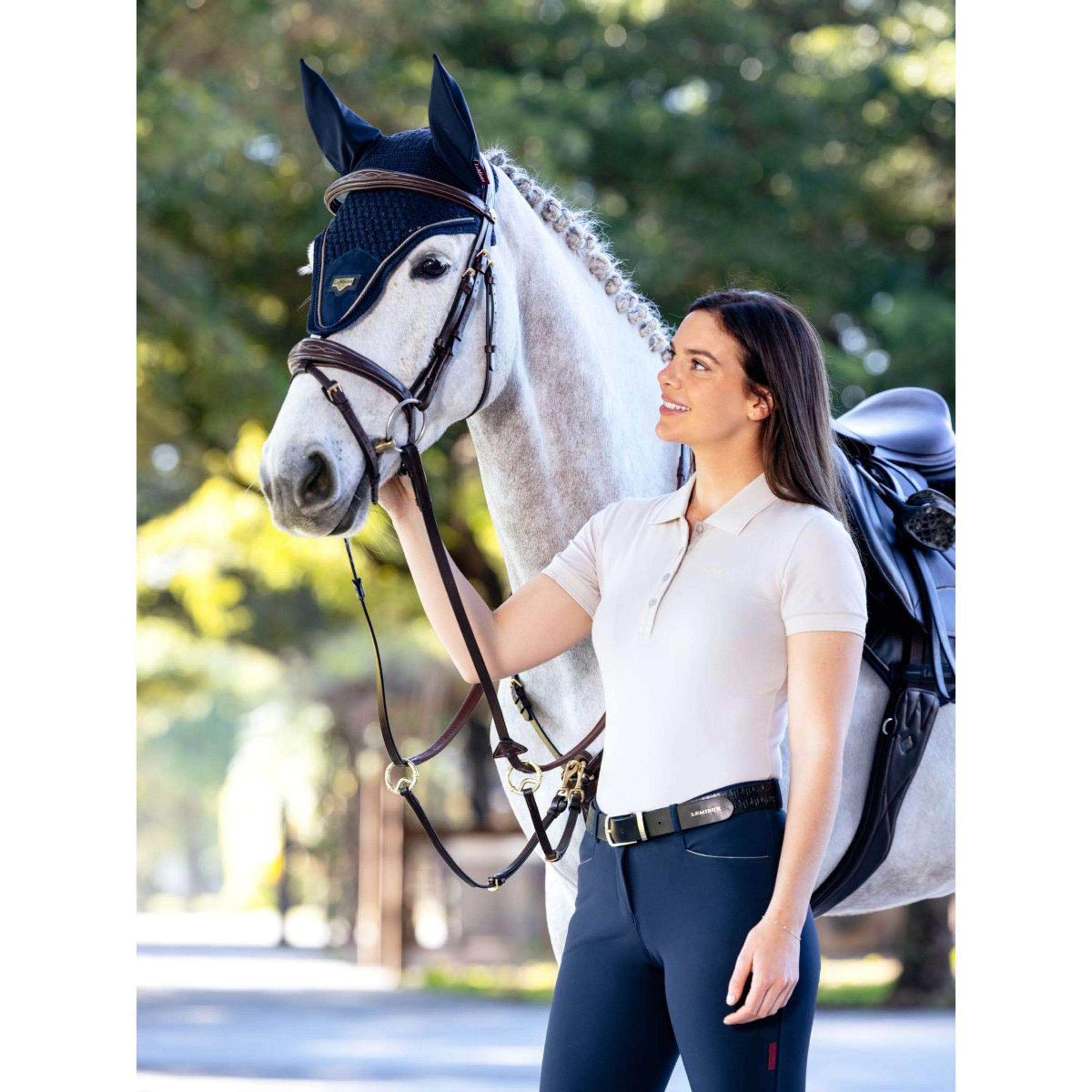 LeMieux Fliegenhaube Puissance Navy LeMieux Fliegenhaube Puissance Navy