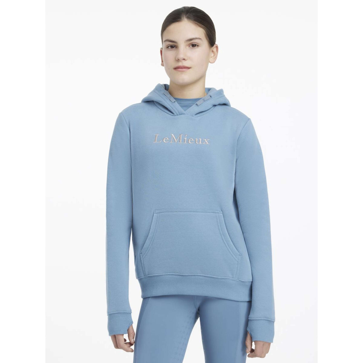 LeMieux Hoodie Young Rider Classique Ice Blue