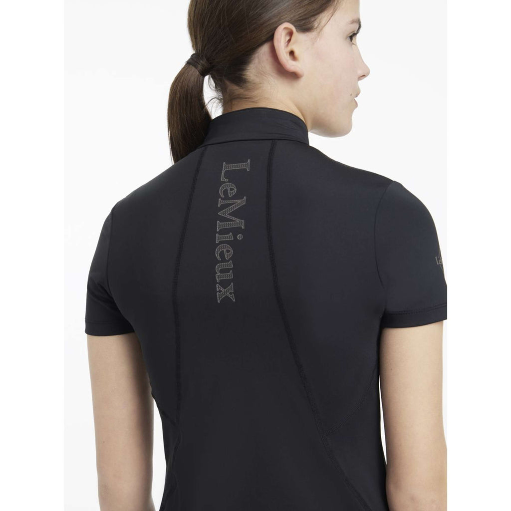 LeMieux Baselayer Young Rider Classique Kurze Ärmel Schwarz
