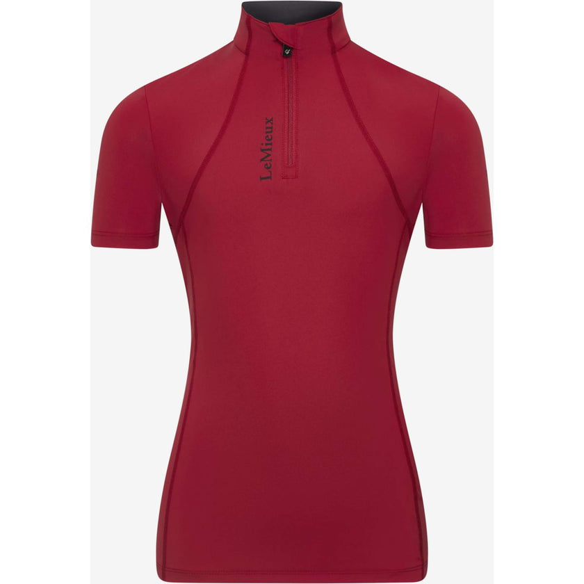LeMieux Baselayer Young Rider Classique Kurze Ärmel Chilli